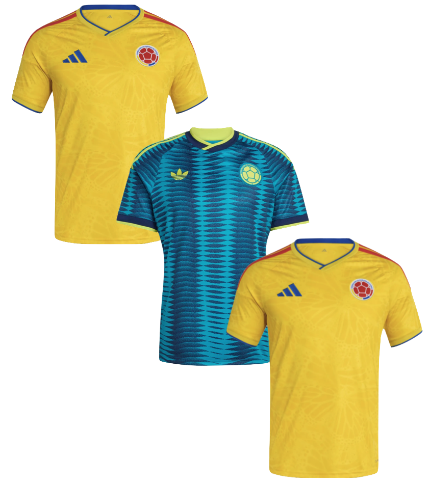 Camisetas oficiales Selección Colombia — premio del sorteo